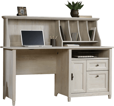 Edge Water Computer Desk W/hutch (800x400), Png Download