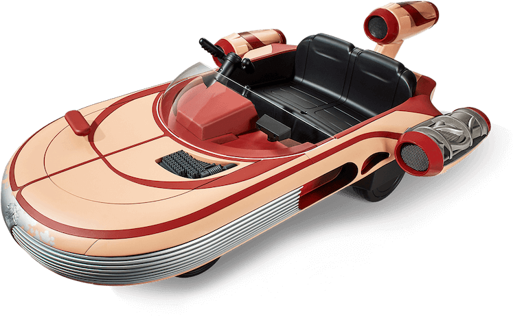 Nave De Luke Skywalker, Landspeeder A Escala Real Para - Luke Skywalker Land Speeder (747x478), Png Download