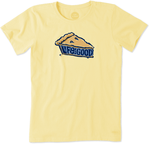 Women's Pie Is Good Crusher - Life Is Good (570x570), Png Download