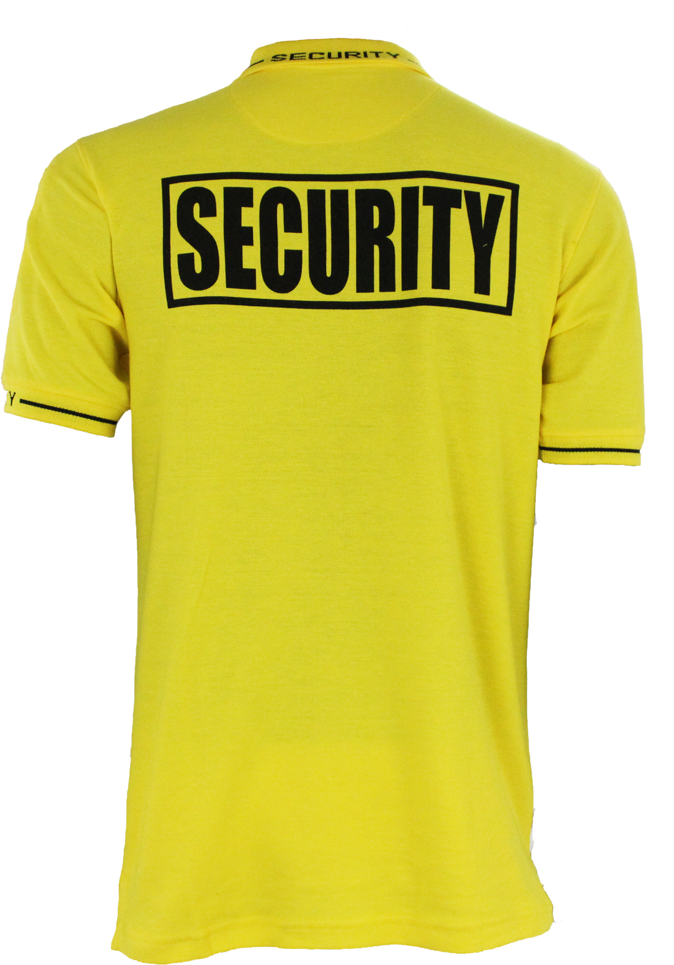 Customize Your Own Garments - Yellow Security Polo Shirt (1441x2000), Png Download