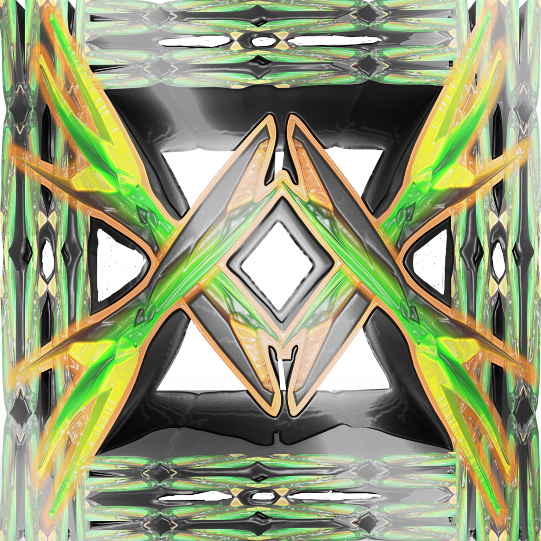 Ray Mew - Modern Art (1100x1100), Png Download