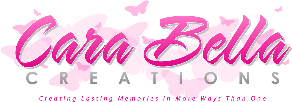 Cara Bella Creations - Butterfly (1030x361), Png Download