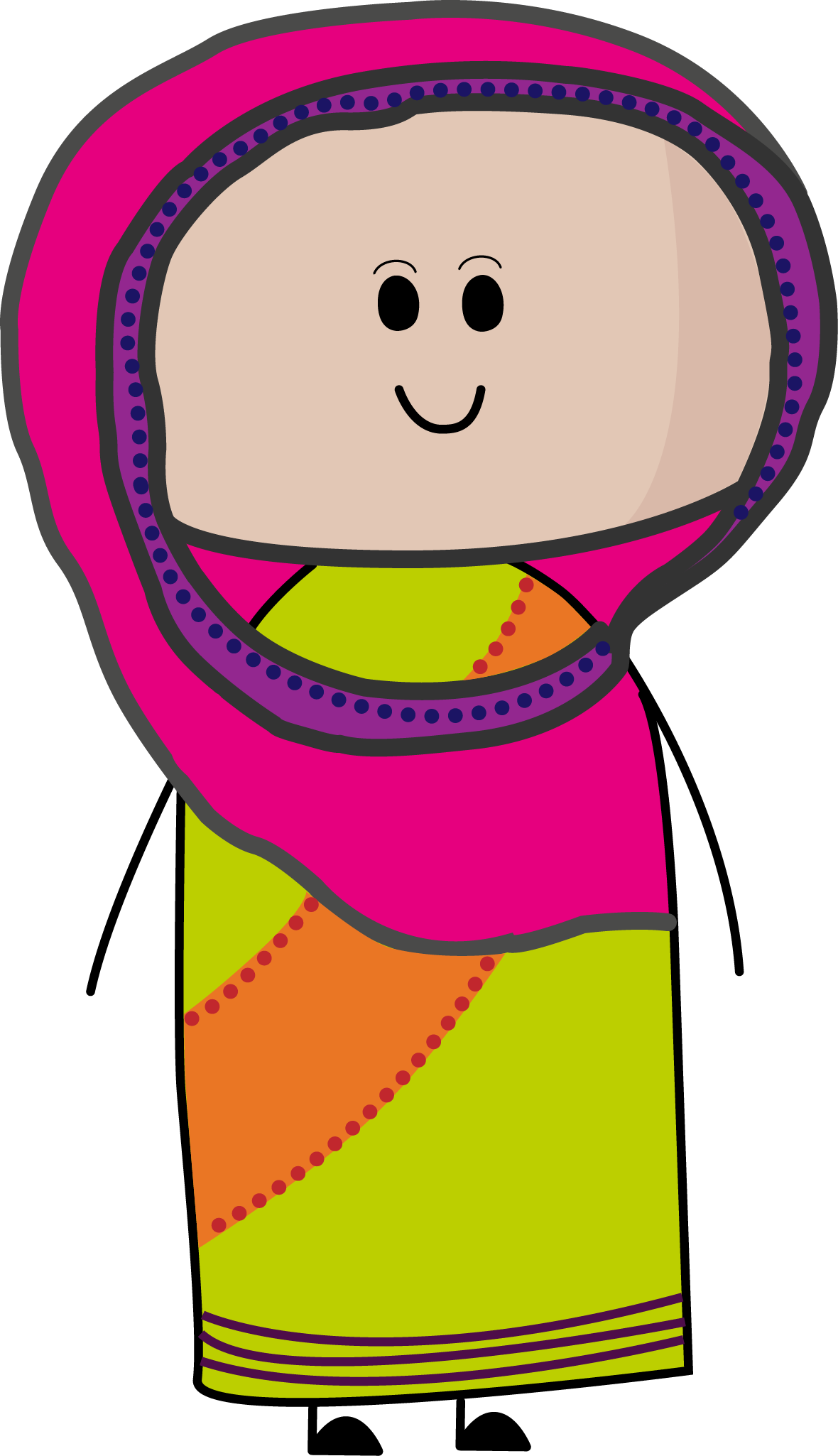 Indians Clipart Character For Free Download And Use - Character (1180x2050), Png Download