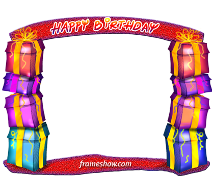 Birthday Gifts Image Frame Ecard - Happy 18th Birthday Frames (416x382), Png Download
