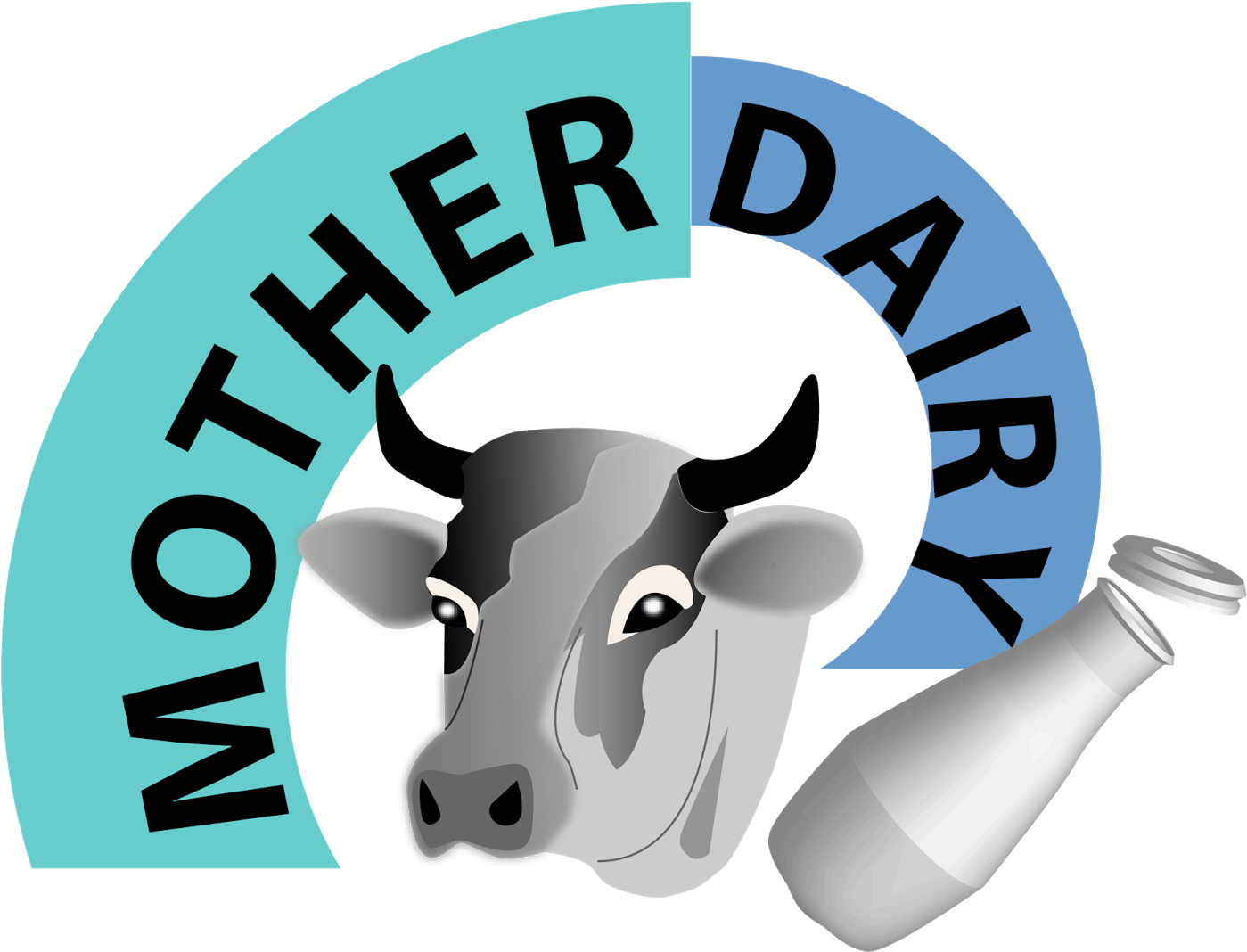 India Clipart Number - Mother Dairy Cow Logo (1600x1200), Png Download