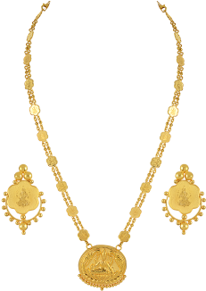 Orra Gold Set Necklace - Gold (400x400), Png Download