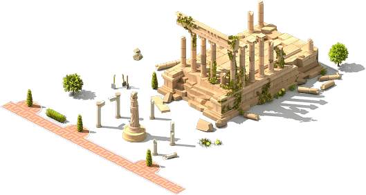 Temple Of Helios Initial - Portable Network Graphics (529x282), Png Download