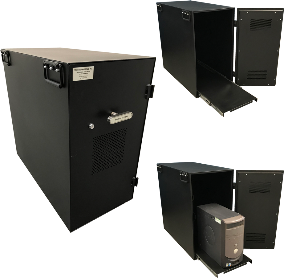 Trusted Systems Secure Computer Cabinets And Cpu Enclosures - Computer (1000x1000), Png Download