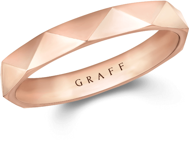 A Graff Rose Gold Eternity Ring - Engagement Ring (2000x2000), Png Download