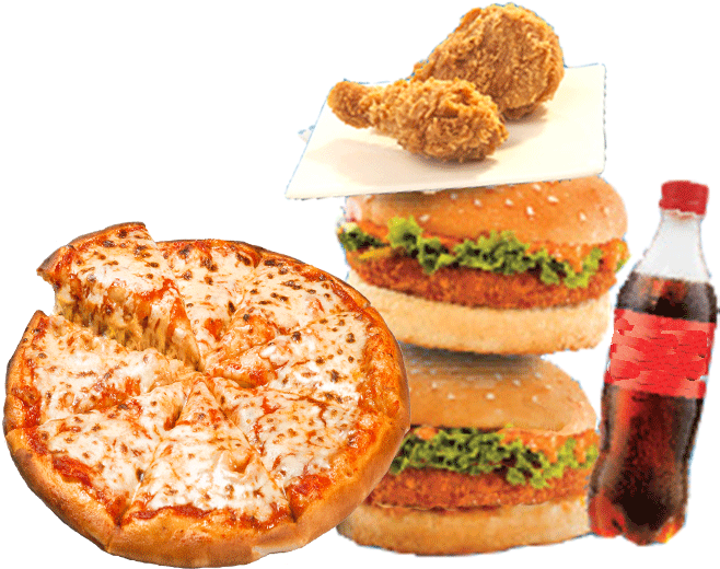 Pizza Combo - Pizza Margarita (708x584), Png Download