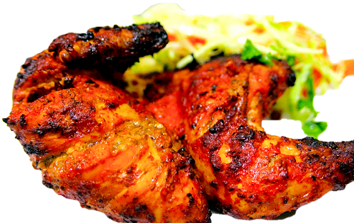 Tandoori - Tandoori Chicken On The Bone (500x315), Png Download