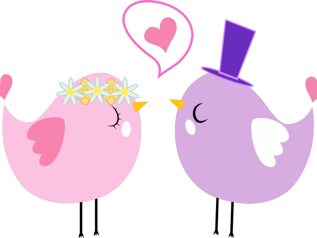 Love Birds Clipart Loved - Love Birds Clipart (640x480), Png Download