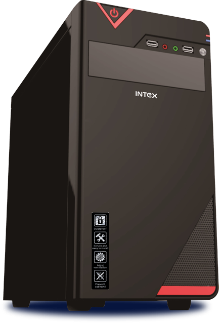 Intex Cabinet P4 It-412 W Usb With Handy Dimensions - Intex Mobile (433x638), Png Download