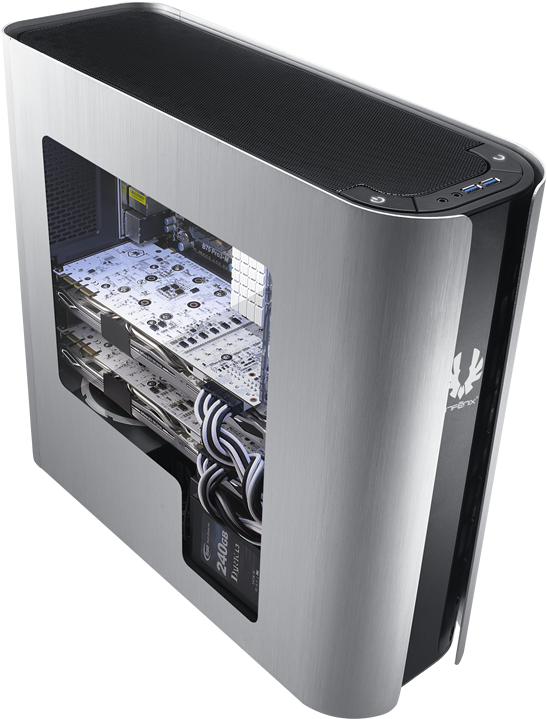 Bitfenix Introduces The Pandora Micro-atx Case - Bitfenix Pandora (602x764), Png Download