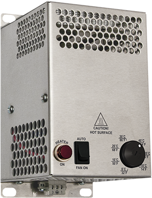 Cabinet Fan Heater 400 W With Thermostat - Seifert 801400a44000 400w 230v Control Cabinet Heater (344x431), Png Download