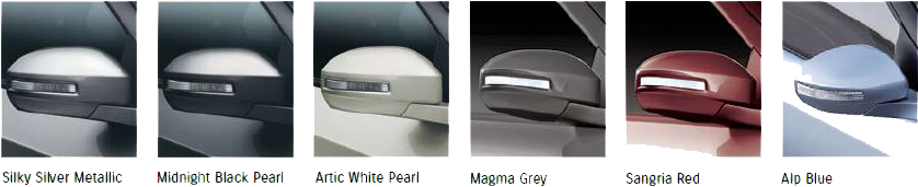 Dzire-colours - Color (848x187), Png Download