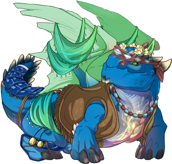 Mio Has Woven Some Flower Garlands Just For The Occasion - Portable Network Graphics (350x350), Png Download