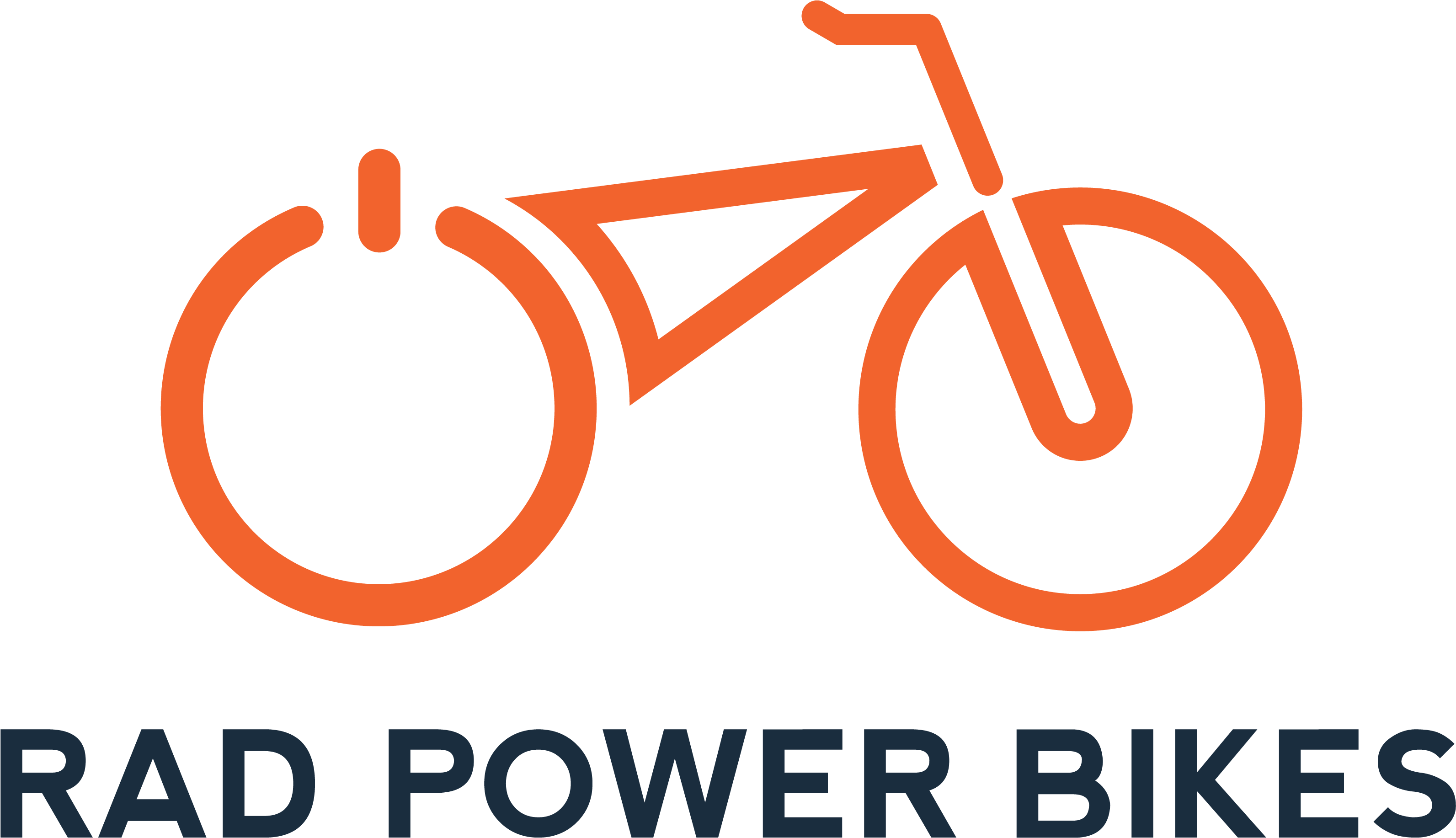 Large Rad Power Bikes - Rad Power Bikes Logo (3226x1899), Png Download