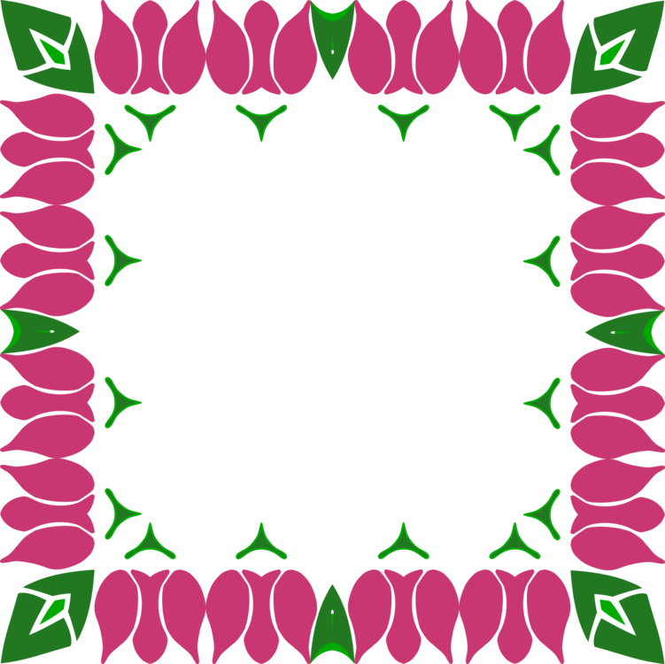 Rose Pink Flower Floral Design Picture Frames - Rose (751x750), Png Download