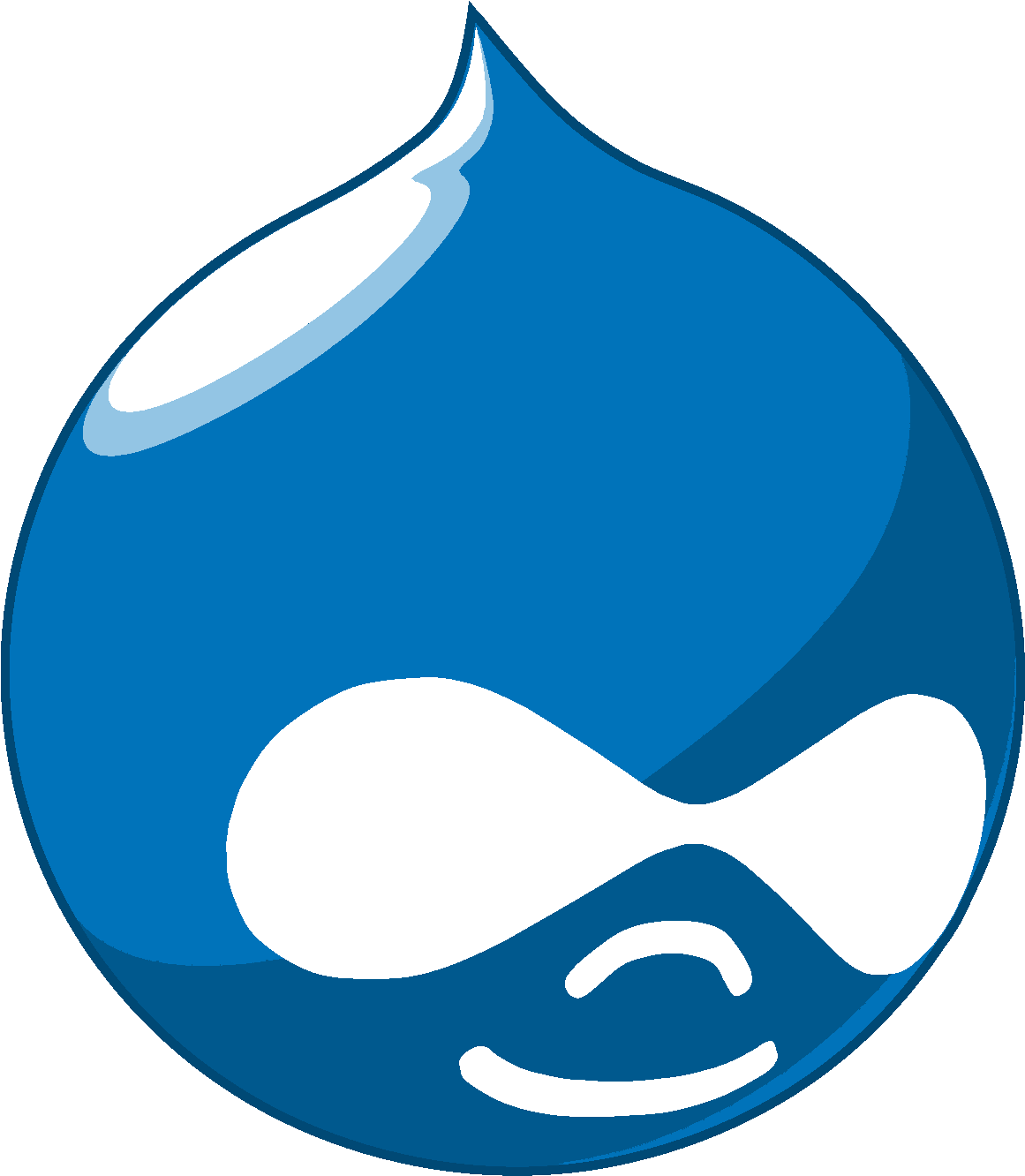 File - Druplicon - Large - Blue Face Logo Quiz (1180x1350), Png Download