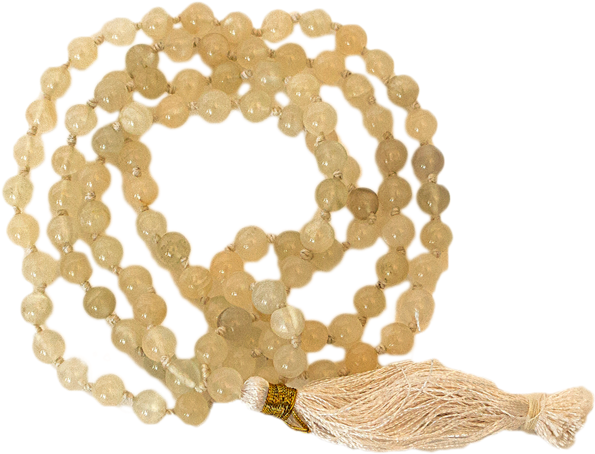Moonstone Knotted Mala - Bracelet (1179x911), Png Download
