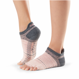 Toesox Half Toe Low Rise Grip - Sock (300x400), Png Download