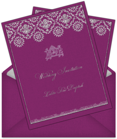 Letter Style Email Indian Wedding Invitation Design - Wedding Invitation (406x471), Png Download
