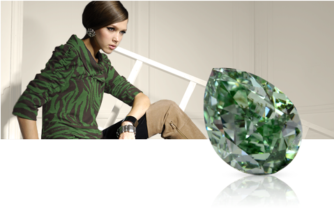 Natural Fancy Green Diamonds - Diamond (478x307), Png Download