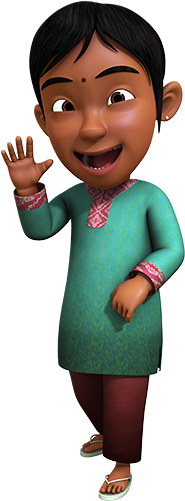 10 Devi - Devi Upin Dan Ipin (250x500), Png Download