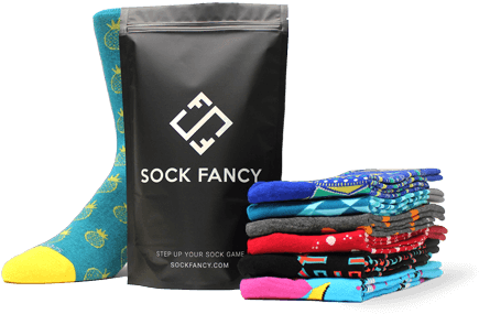Monthly Subscription - Sock Fancy (600x398), Png Download