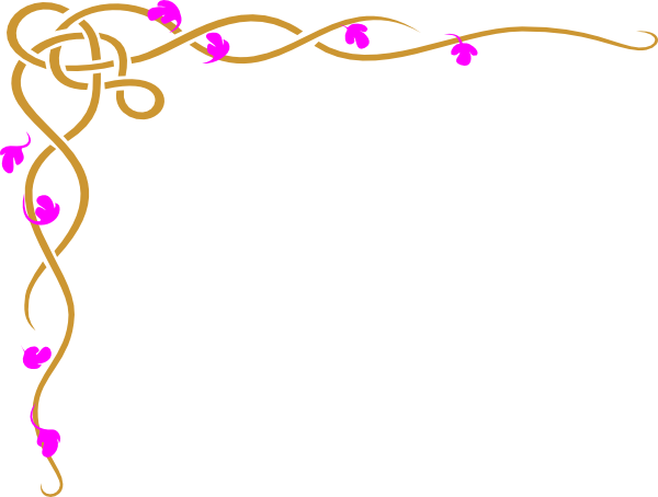 Clipart Freeuse Border Clip Art At Clker Com Vector - Gold Corner Border Png (600x454), Png Download