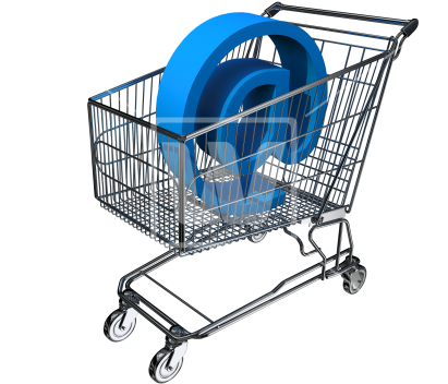 Cart - Full Shopping Cart Transparent (550x366), Png Download