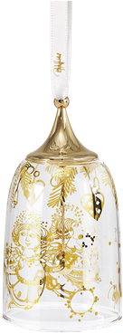 Wiinblad Christmas Christmas Bell Gold H10 - Bjørn Wiinblad Klokke (460x460), Png Download