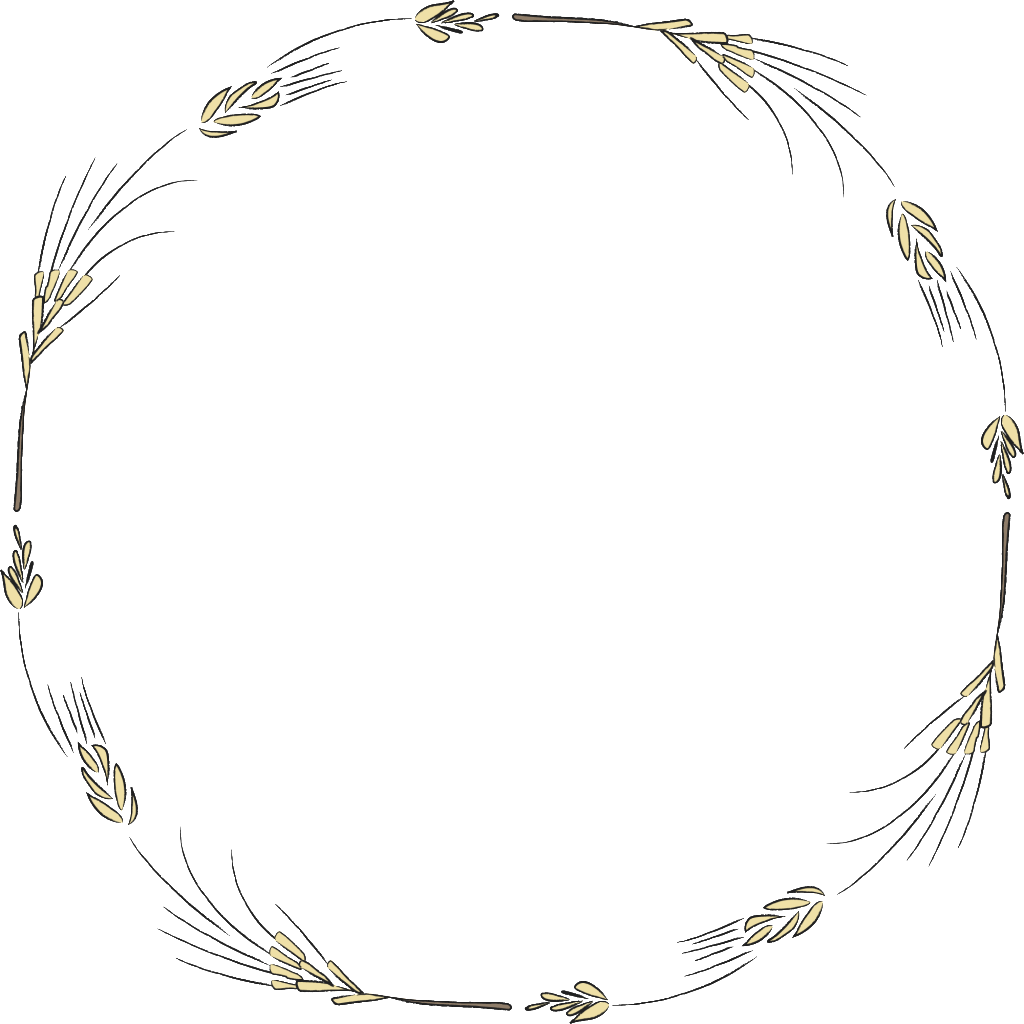 Hand Painted Cartoon Grass Ring Free Buckle Png - Cartoon (1024x1024), Png Download