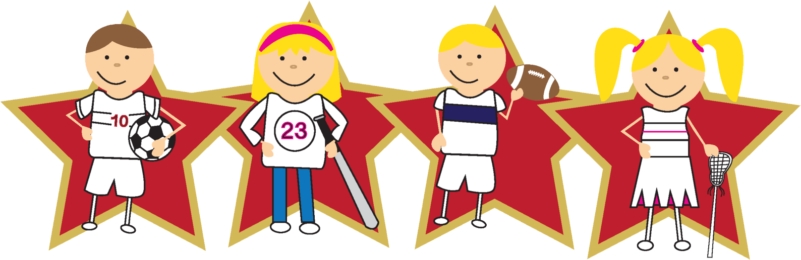 Sports Clipart Transparent Background (1600x578), Png Download