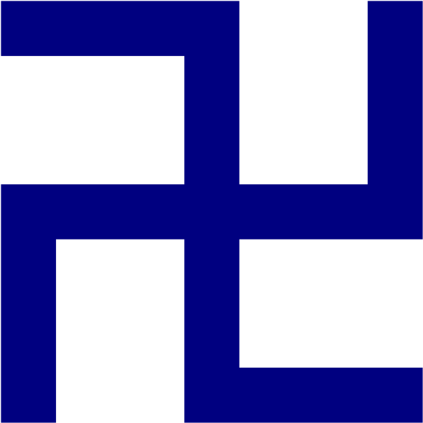 File - Indian Swastika - Svg - Wikimedia Commons - Swastika (768x768), Png Download