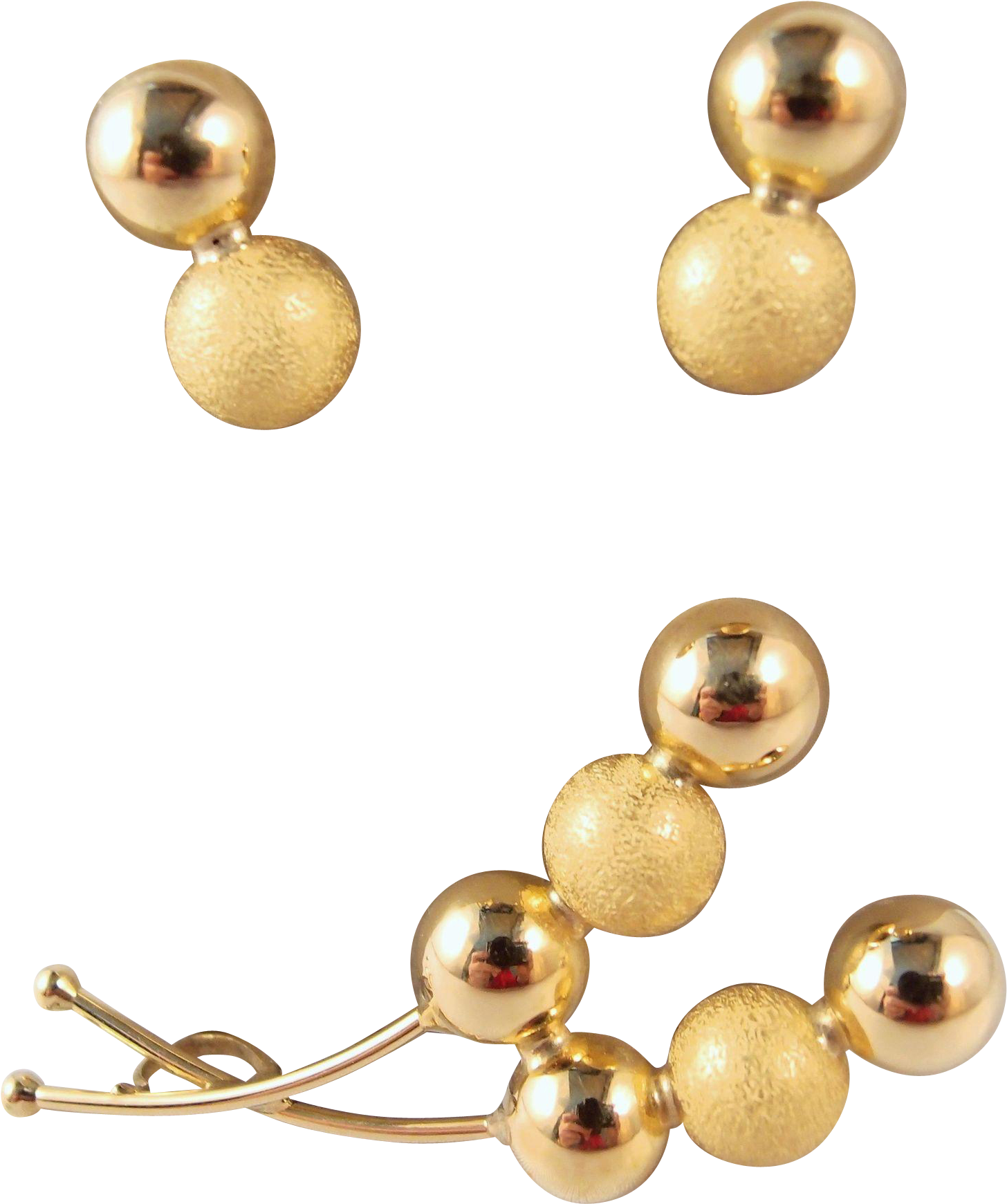 Golden Berries Aplenty Italian Jewelry Set, Stamped - Pearl (1740x1740), Png Download
