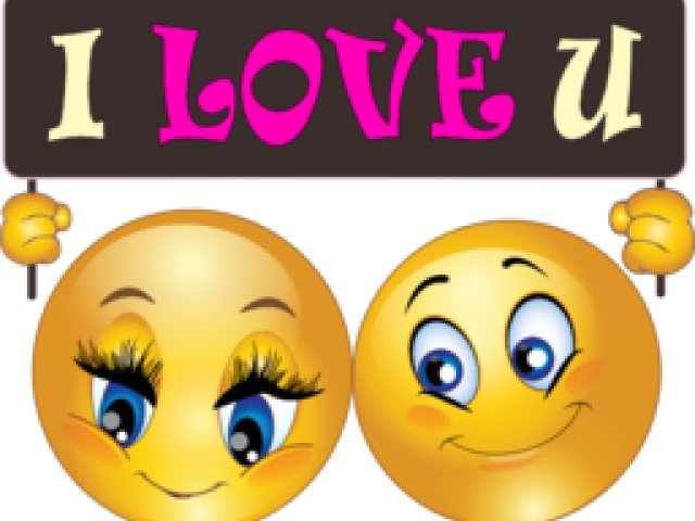 Smileys Clipart Love - Love You Smiley Face (640x480), Png Download