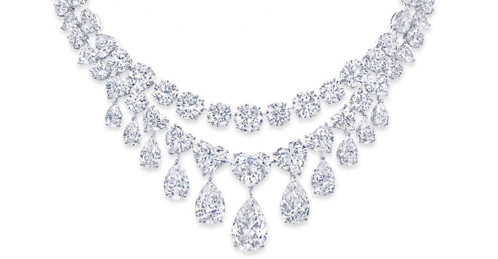 Hand Crafted - Diamond Necklace New Models (1024x534), Png Download