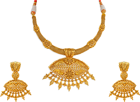 Padmavati Jewellery Necklace Set Design - Necklace (520x500), Png Download