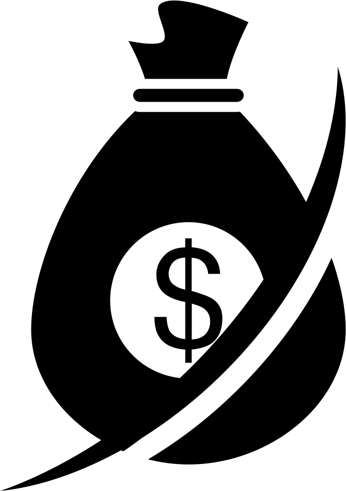 Dollar Bag - - Dollar (692x981), Png Download