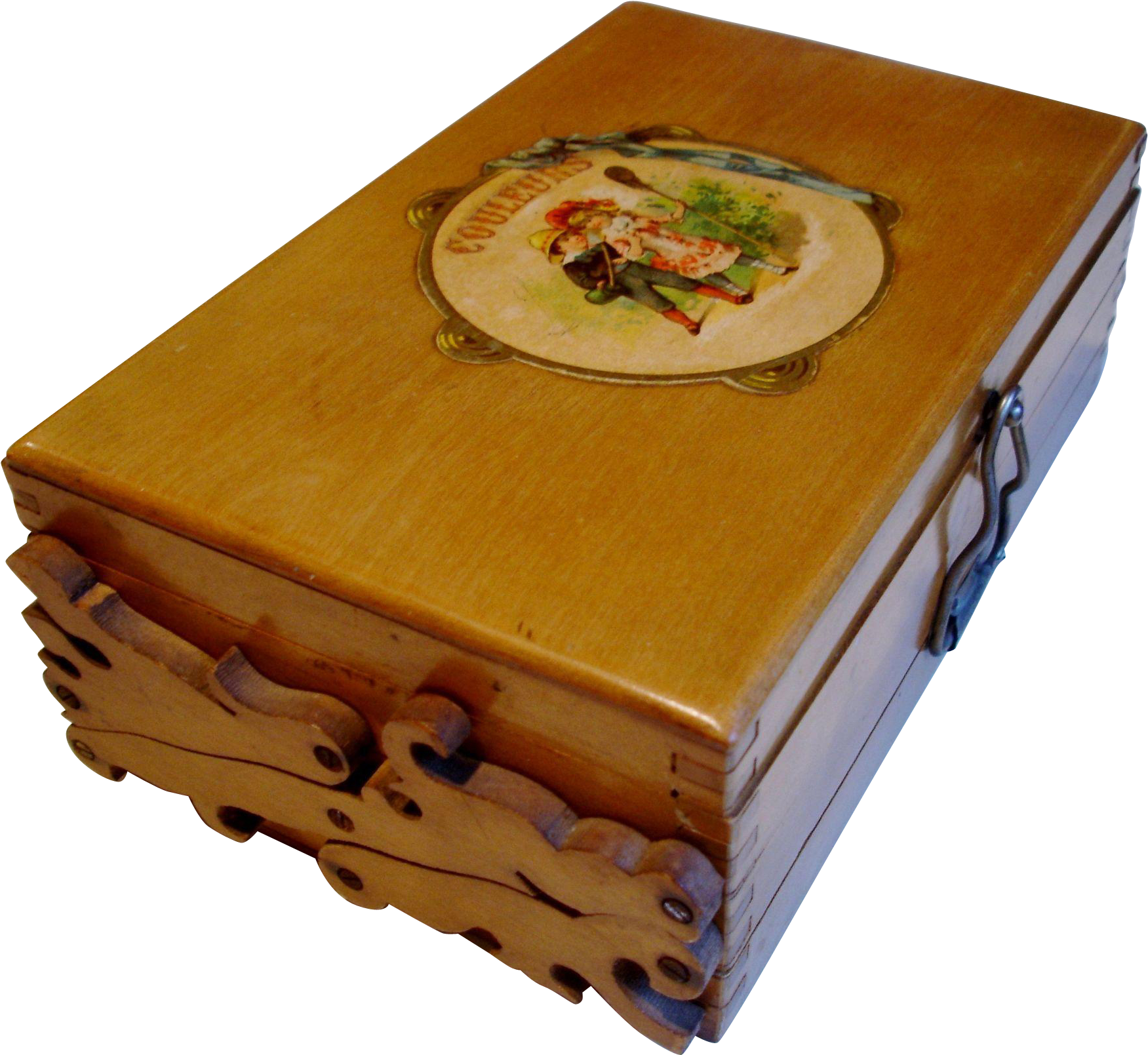 Fine Antique French Painter's Box, 3-tier Telescoping - Painting (1750x1750), Png Download
