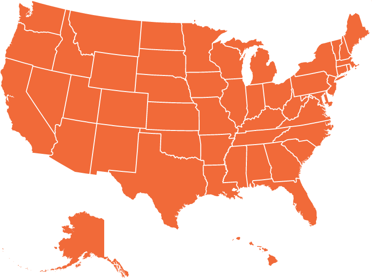 50 State Coverage Map - Realclearpolitics Maps (792x612), Png Download