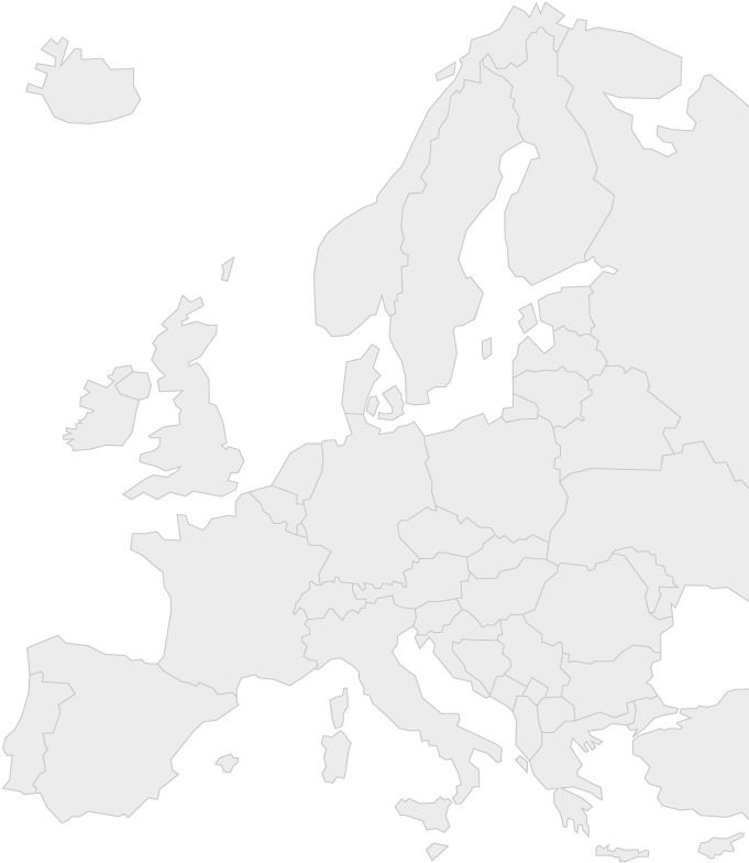 Eurovelo Routes - Europe (697x789), Png Download