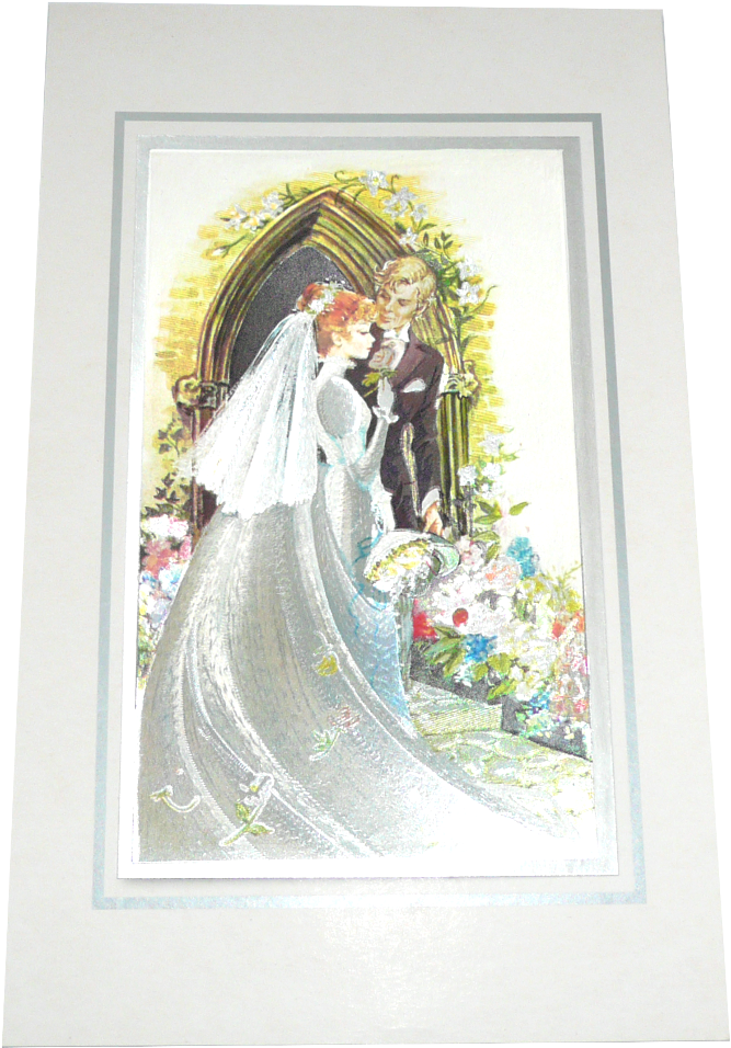 Stunning Art Foil 3d Wedding Cards "wedding" - Picture Frame (1000x1000), Png Download