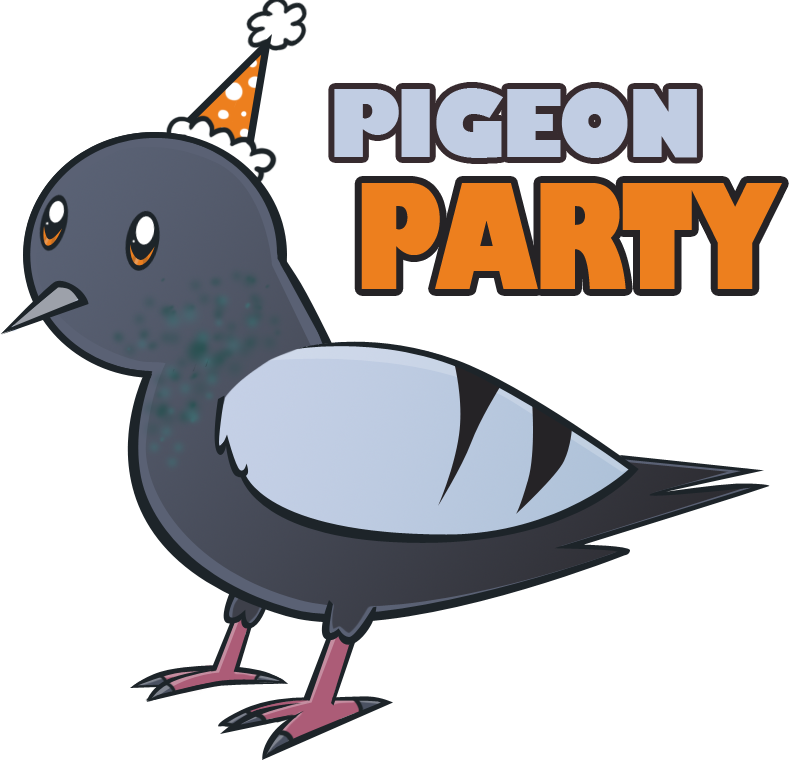 Swag Transparent Pigeon - Pigeon With Birthday Hat (789x760), Png Download