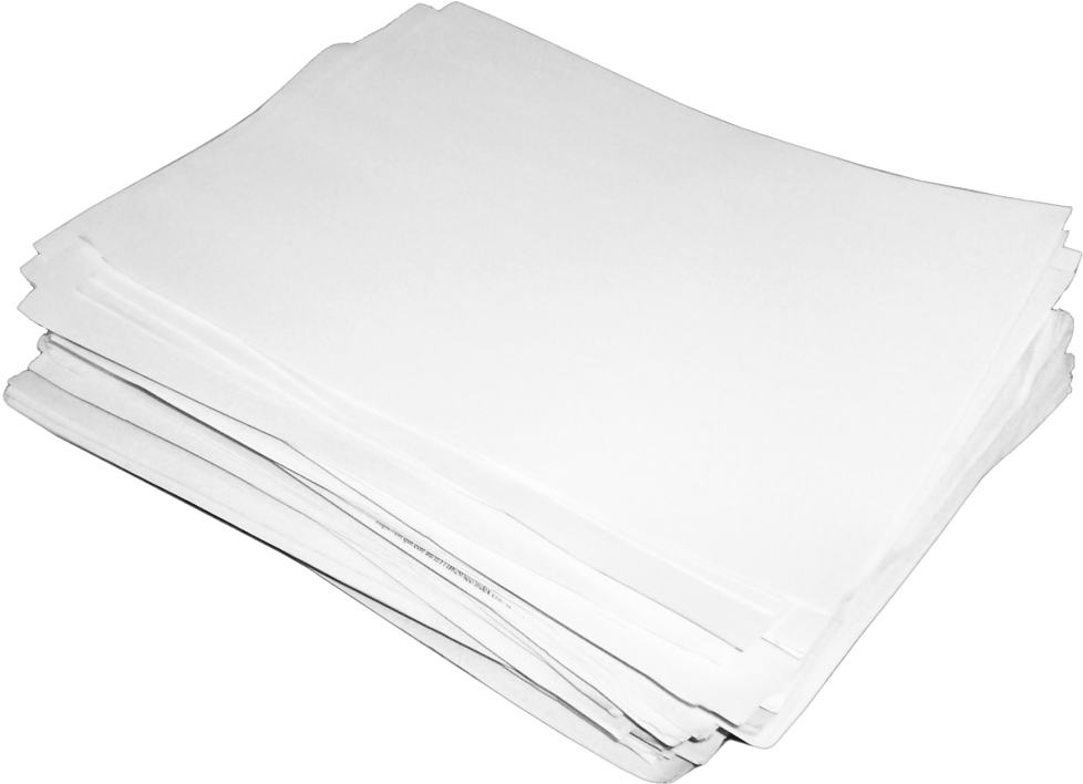 Paper - Stacks Of Blank Paper (1160x870), Png Download