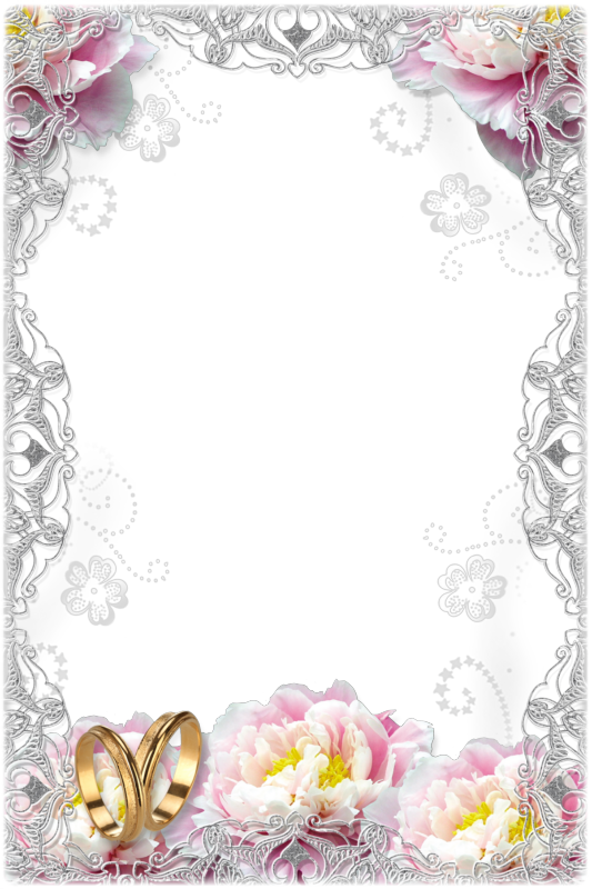 Bordes Para Fotos De Boda - Baby Girl Frame Png (533x800), Png Download