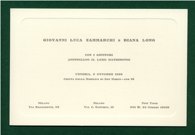 Wedding-cards With An Embossed Border - Diploma (400x400), Png Download