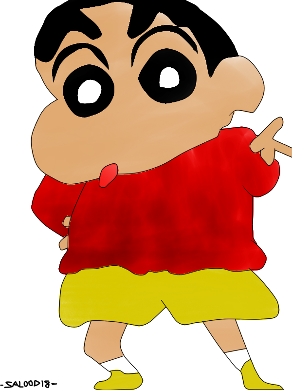 Shin-chan By Salood18 On Deviantart - Shin Chan Pk (600x800), Png Download